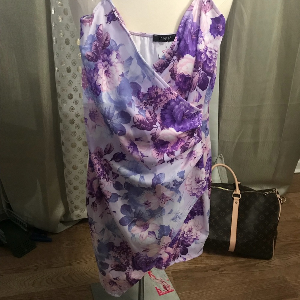 Floral print dress